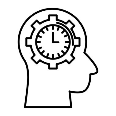 Profil çizgisi biçimindeki saat analoğu