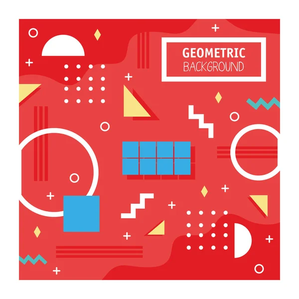 Fondo mínimo geométrico de color rojo — Archivo Imágenes Vectoriales