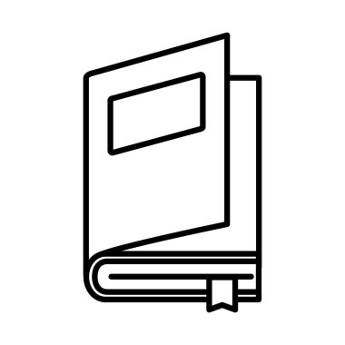 Etiket ve kurdele satırı biçim vektör tasarımı içeren kitabı aç