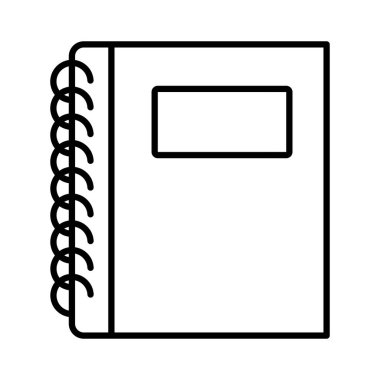 kapalı kitap satırı biçim vektör tasarımı