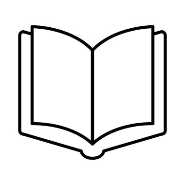 Boş satır biçimi vektör tasarımında kitabı aç