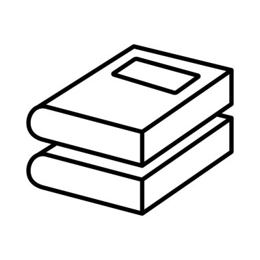 iki kitap satırı biçim vektör tasarımı