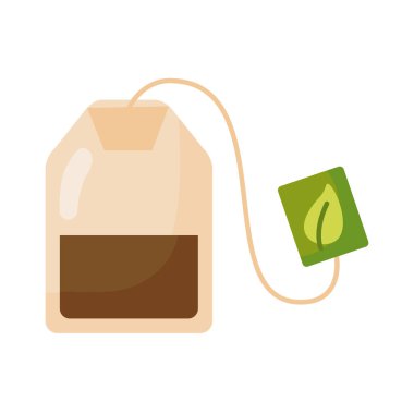 çay poşeti ikon vektör tasarımı