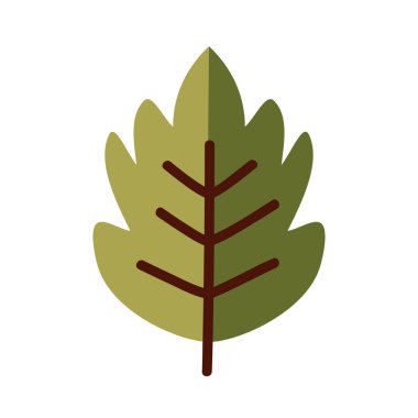 doğa sonbahar yaprak hattı ve biçim ikonu vektör tasarımı