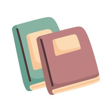 Eğitim kitapları vektör tasarımı