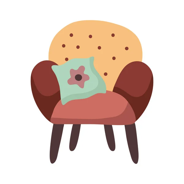 Home chaise icône vectoriel design — Image vectorielle
