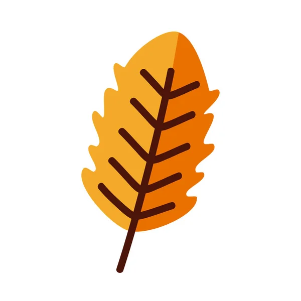 Bitki yaprağı çizgisi ve biçim sembolü tasarımı — Stok Vektör