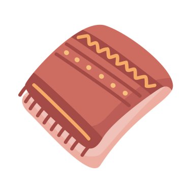 Kış eşarbı vektör tasarımı