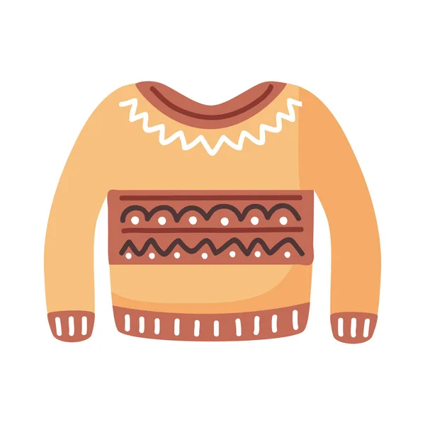 Зимовий пуловер Векторний дизайн — стоковий вектор