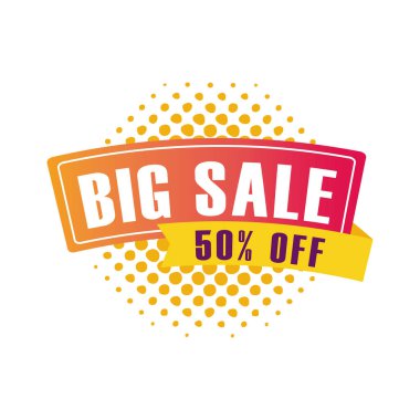 Etiket vektör tasarımında büyük indirim