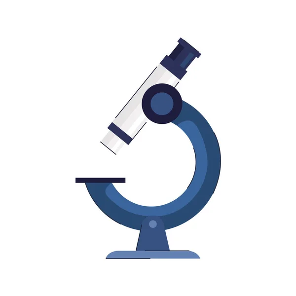 Microscope laboratory tool isolated icon — Stock Vector