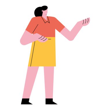 Kadın duruş Avatar karakteri