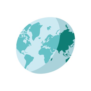 Dünya gezegeni ekoloji simgesi