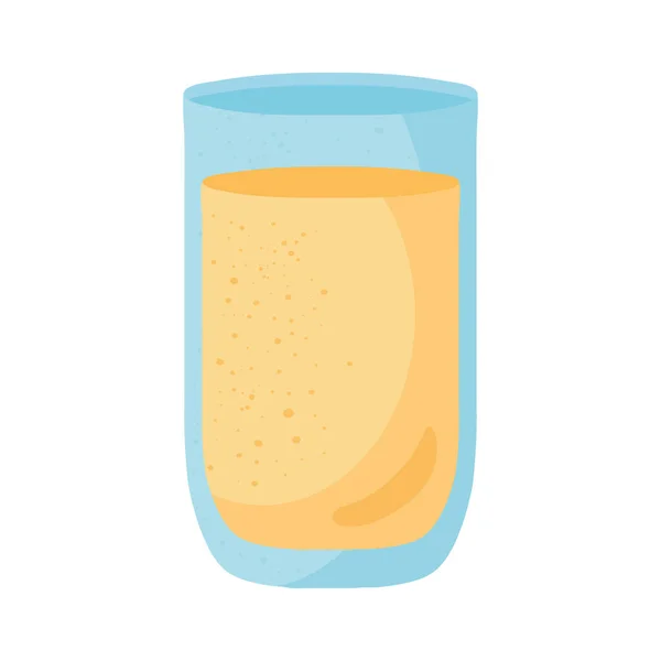 Szklanka z owocami soku cytrusowego — Wektor stockowy