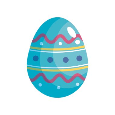 Mutlu Paskalya kutlamaları Mavi Yumurta boyalı