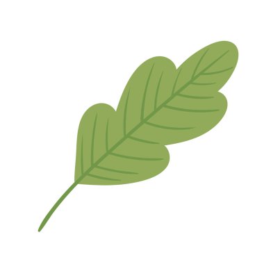 Yeşil yapraklı ekoloji doğa simgesi