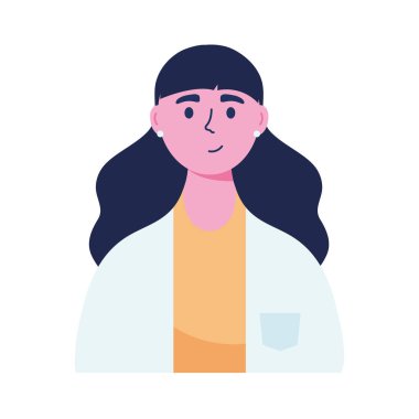 Genç kadın doktor Avatar karakteri