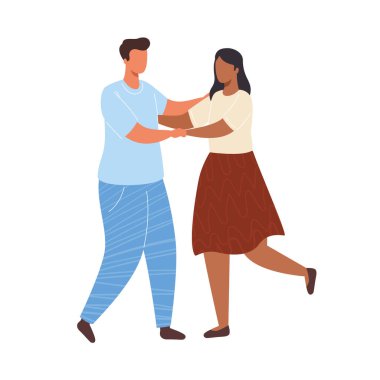 Dans eden genç çiftler