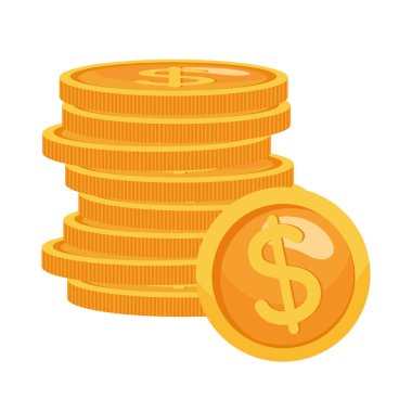 Bozuk para dolar para ikonu