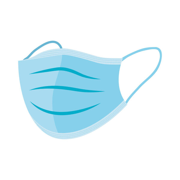 medical mask accessory isolated icon