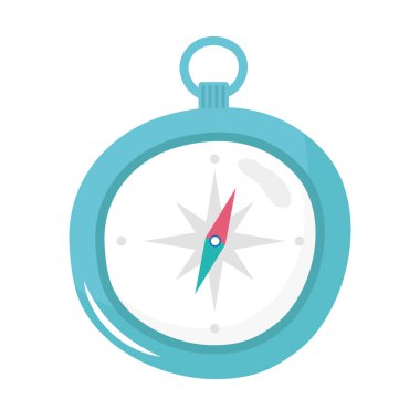 pusula kılavuz aracı izole edilmiş simge