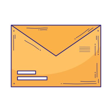 zarf posta gönderimi izole edilmiş simge