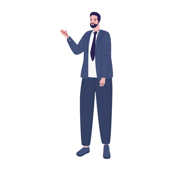 Young businessman avatar character icon Stock Illustration