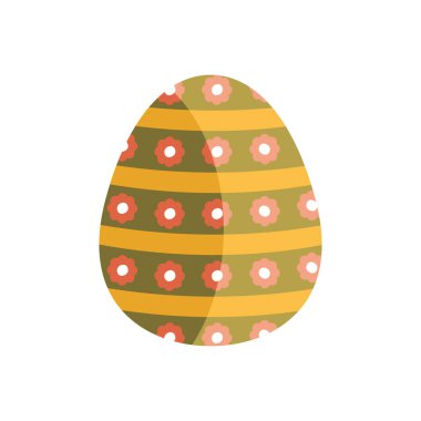 Çiçek desenli yumurta Paskalya mevsimi