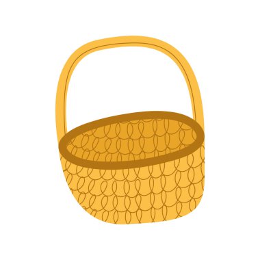 Sepet saman mevsimlik izole ikon