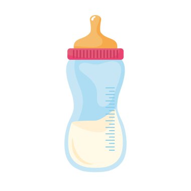 şişe süt bebek izole simgesi