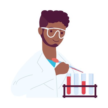 Bilimsel afro karakter