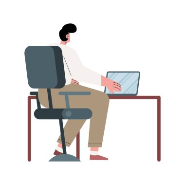 İş yerinde iş adamı