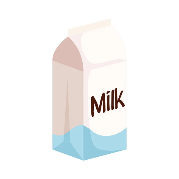 Mælk kasse drikke Royaltyfrie stock-vektorer
