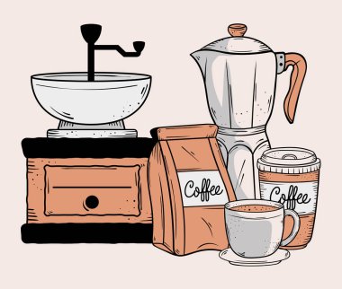 kahve karalama simgeleri