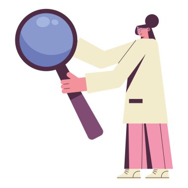 Büyüteci olan doktor