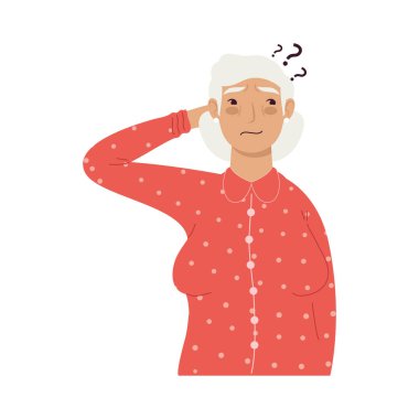 Soruları olan büyükanne.