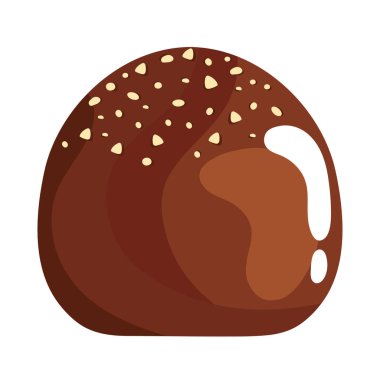 Tatlı çikolata topu.