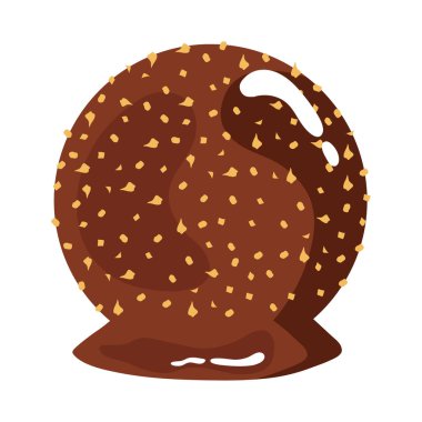 Tatlı çikolata topu.