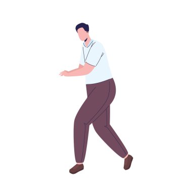 Erkek yürüyen karakter