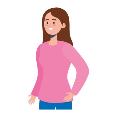 Genç kadın karakteri