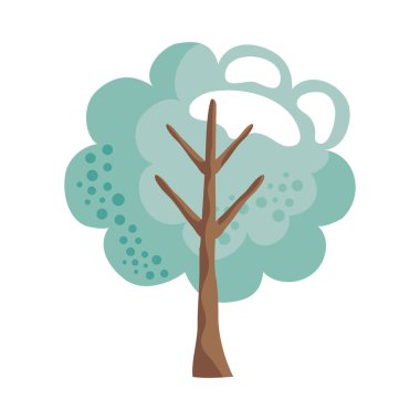 Kış ağacı karlı