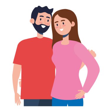 Mutlu çift karakterleri