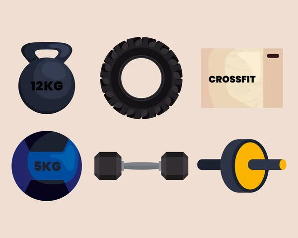 crossfit set icons