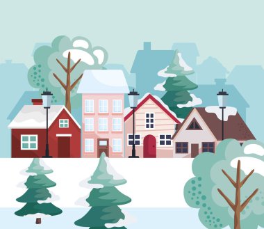 Kış mevsimi manzarası