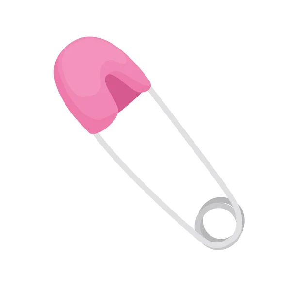 Roze baby wasknijper — Stockvector