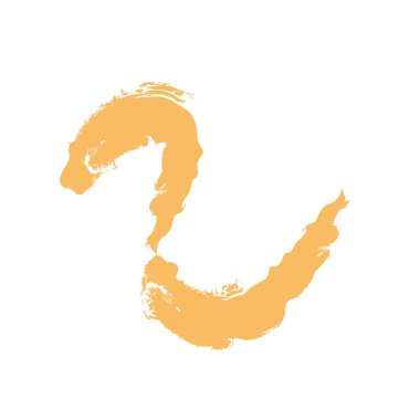 turuncu dalgalar fırça