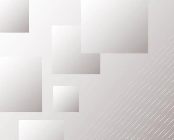 Лінії і квадрати на сірому фоні — стоковий вектор