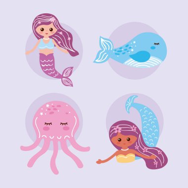 dört denizkızı simgesi