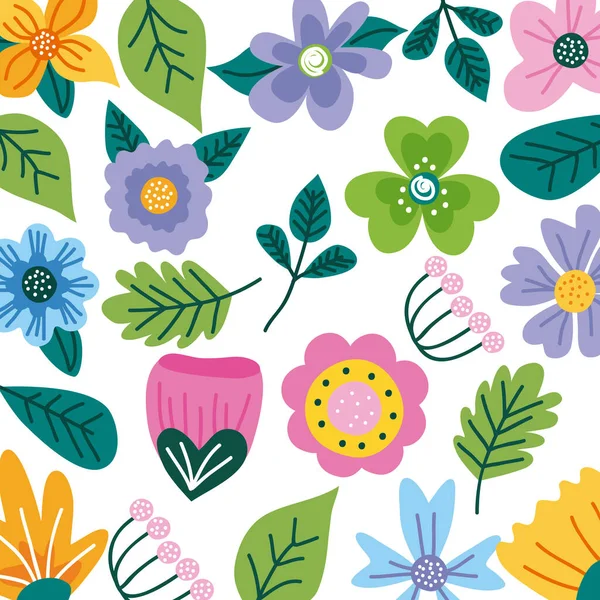 Spring season pattern — Stock Vector