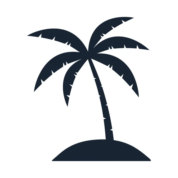 Palmsilhouet — Stockvector